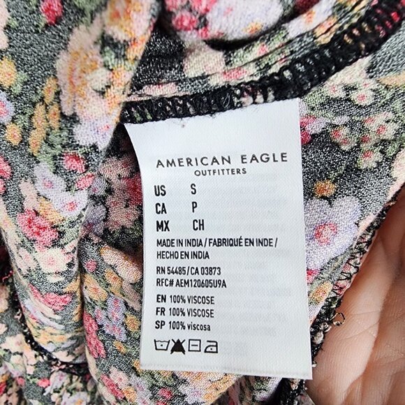 American Eagle Cottagecore Boho Floral Dress S - Picture 4 of 4